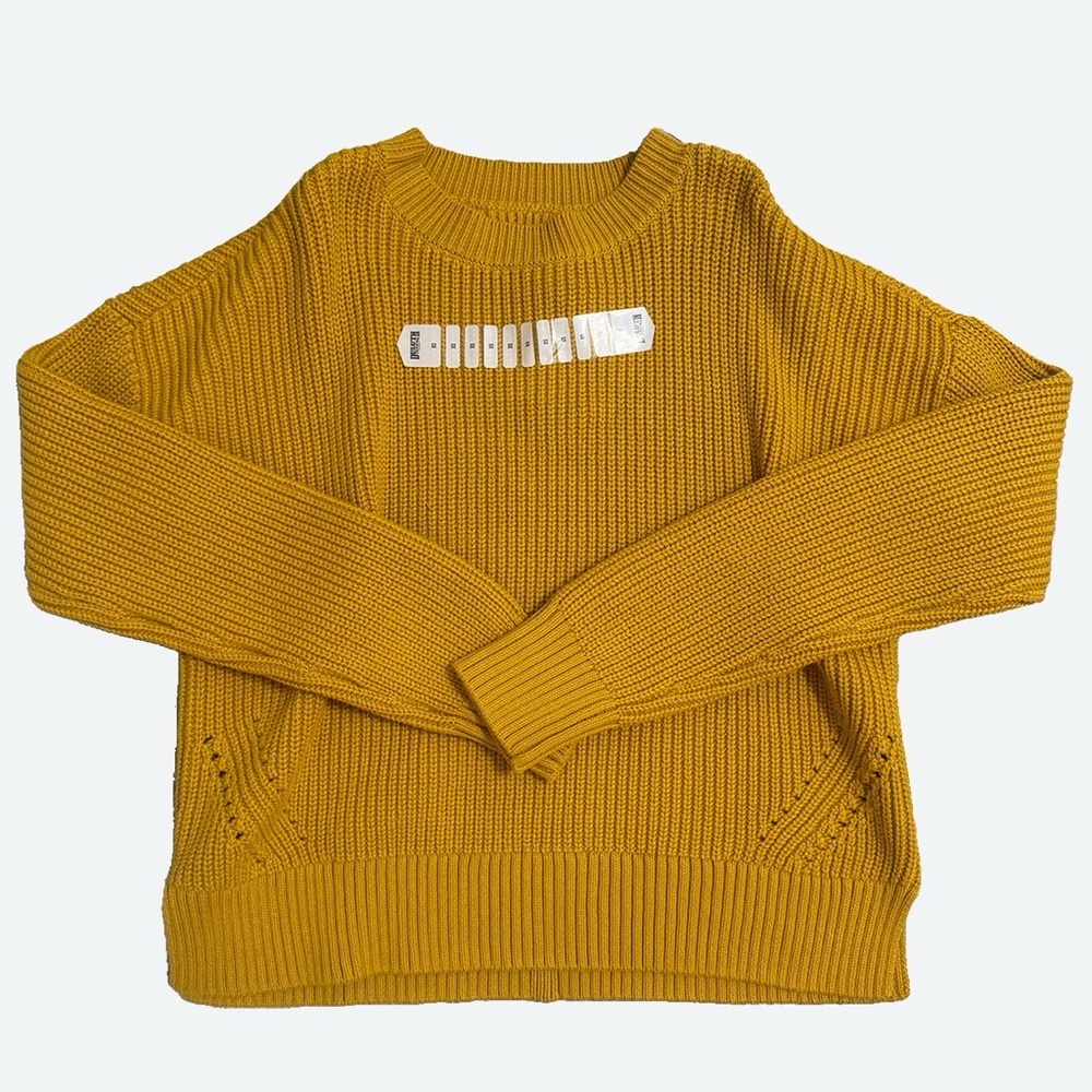 Duluth Heavy Yellow Sweater NWT